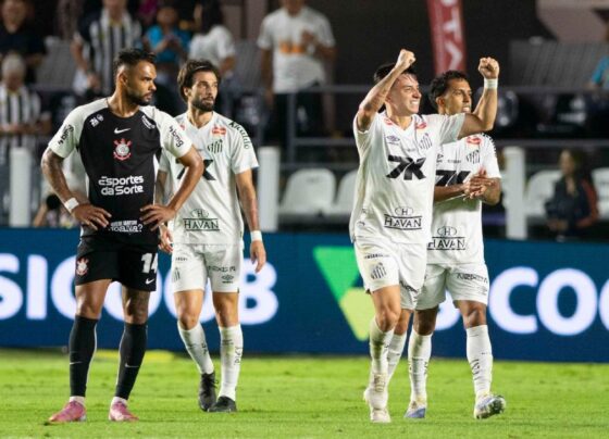 Santos faz melhor jogo com Vojvoda, ‘amassa’ Corinthians no primeiro tempo e abre vantagem para o Z-4 no Brasileirão