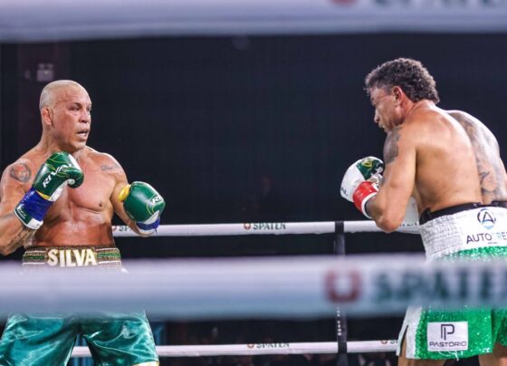 Wanderlei e Popó narram encontro em comercial após brilha generalizada, e ex-UFC nega pazes: ‘Só depende dele’