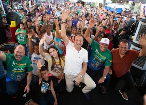 Yandra Moura leva FelizCidade ao bairro Industrial em mais uma tarde de alegria com crianças da comunidade – RO Acontece