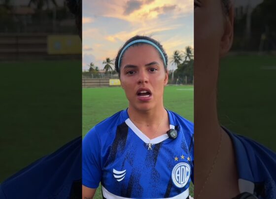 Eliatriz Almeida fala do empate do Confiança contra o Juventude