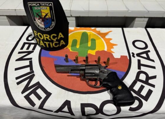 Polícia Militar prende homem por porte ilegal de arma de fogo em Canindé de São Francisco – P.M.S.E.