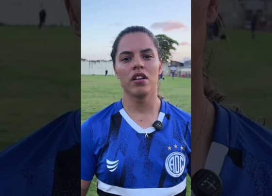 Técnica Eliatriz Almeida fala da goleada do Confiança por 5 a 0