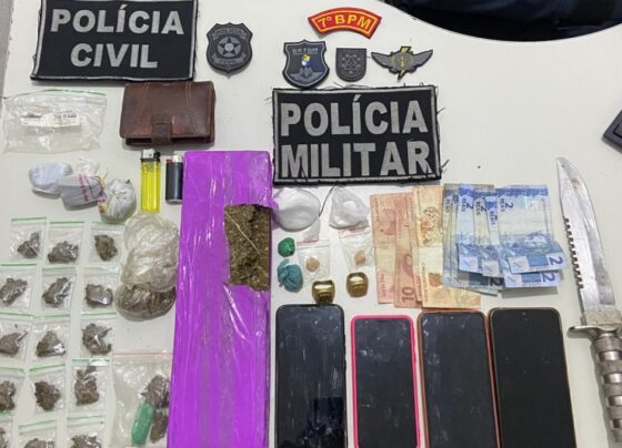 Ação conjunta entre as policias Militar e Civil prende homem por tráfico ilícito de drogas em Lagarto – P.M.S.E.