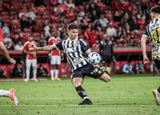 Inter leva ‘balde de água fria’ após golaço de Barreal, cede empate ao Santos e mantém alerta ligado contra o Z4 no Brasileirão