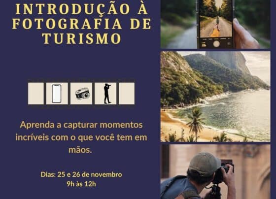 Minicurso Introdução à Fotografia de Turismo” acontece nos dias 25 e 26 de novembro na UFS