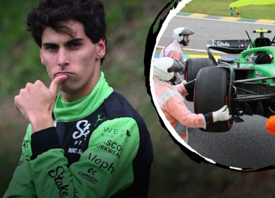 O que Bortoleto disse no rádio após bater na 1ª volta e abandonar o GP de São Paulo de Fórmula 1?