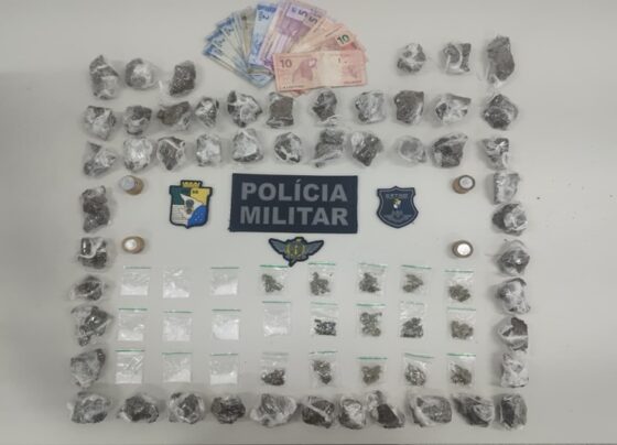 PM prende trio por suspeita de tráfico de drogas no Bairro Santa Maria – P.M.S.E.