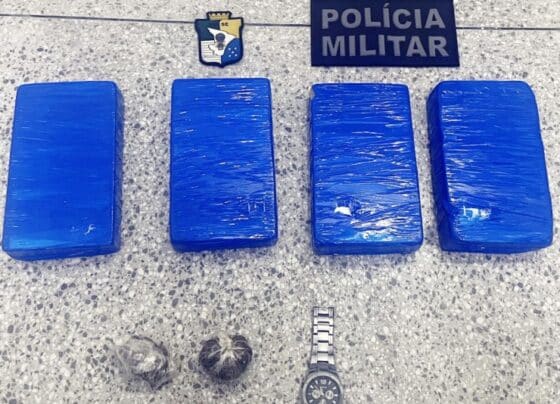 Polícia Militar apreende cerca de 4 Kg de entorpecentes durante abordagem a veículo em Nossa Senhora do Socorro – P.M.S.E.