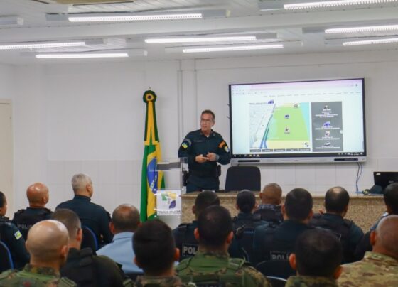 Polícia Militar reúne comandantes de unidades operacionais para alinhar os últimos detalhes da Operação Pré-Caju 2025 – P.M.S.E.