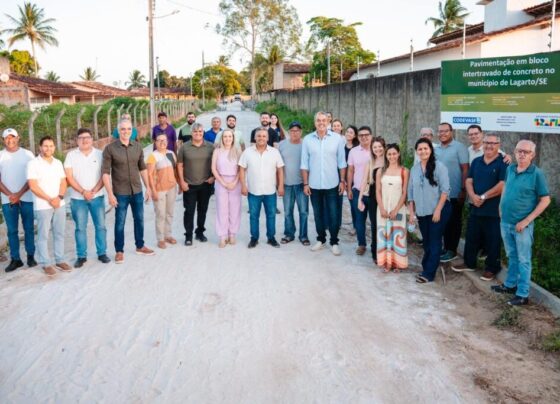 Prefeito de Lagarto autoriza 6.678 m² de pavimentação para vias no Brejo e Moita Redonda – RO Acontece
