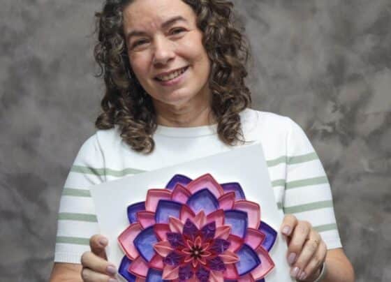 Rosi Pimentel expõe obras em Quilling na Galeria de Arte J. Inácio