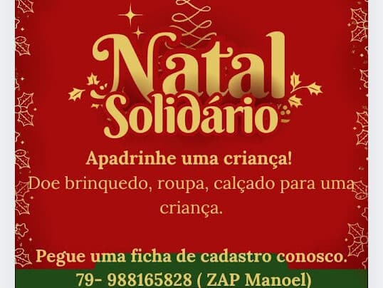 apadrinhe uma criança e doe brinquedo