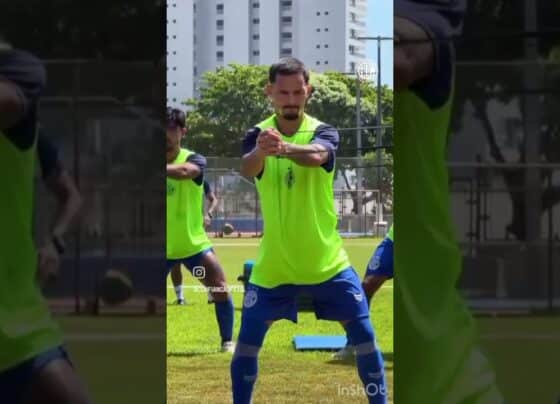 Zé Baiano comenta a respeito do treinamento com bola do Dragão