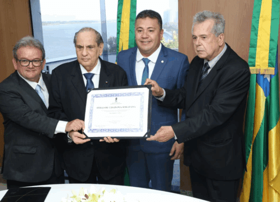 Alese concede Título de Cidadania Sergipana ao presidente do Sistema CNC–Sesc–Senac, José Roberto Tadros