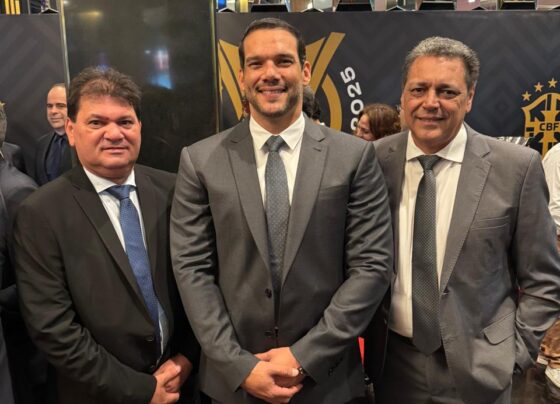 FSF tem reunião com empresas e participa do prêmio Brasileirão 2025 – Futebol Sergipano