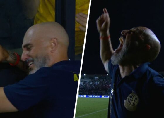 Guanaes se emociona e chora com a classificação do Mirassol à fase de grupos da Libertadores