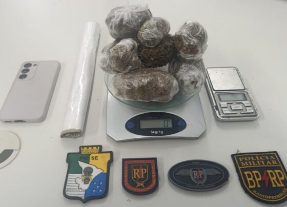 PM prende dois homens por tráfico de drogas no Bairro Porto Dantas – P.M.S.E.