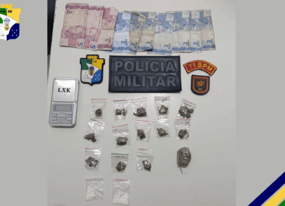 PM prende dois homens por tráfico de drogas no município de Lagarto – P.M.S.E.