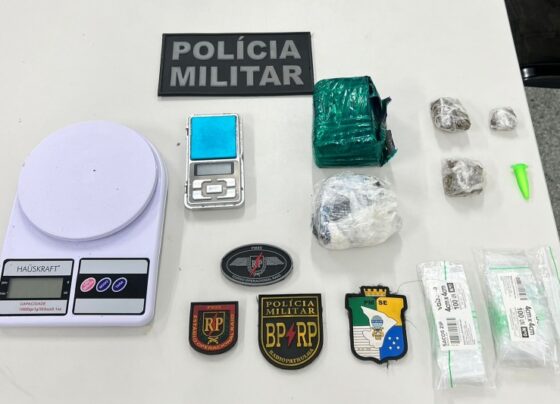 PM prende homem por tráfico de drogas na Zona Norte da capital – P.M.S.E.