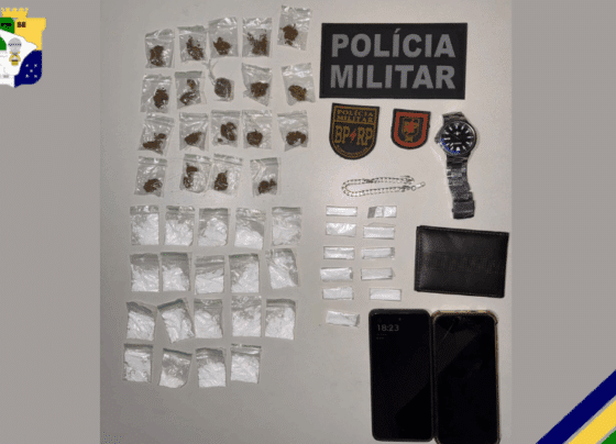PMSE prende homem por tráfico de drogas em Itaporanga d’Ajuda – P.M.S.E.