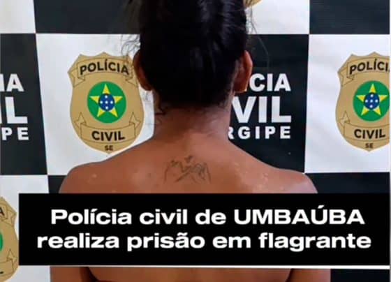 Polícia Civil flagra mulher por tráfico de drogas em Umbaúba