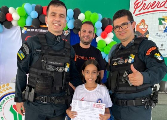 Proerd conclui atividades em Ribeirópolis e Povoado Serra do Machado – P.M.S.E.