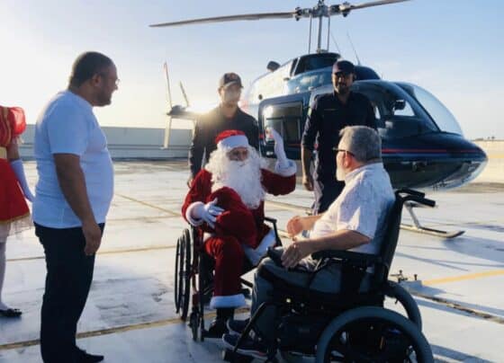 Shopping de Aracaju traz primeiro Papai Noel negro PCD do Brasil