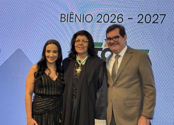Netinho Guimarães (PL) parabeniza posse da conselheira Angélica Guimarães, empossada como presidente do TCE-SE para o biênio 2026/2027