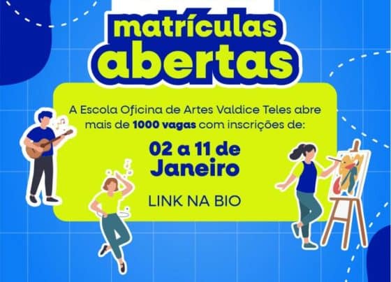 Escola Valdice Teles abre inscrições para mais de mil vagas em oficinas no 1º semestre – FaxAju