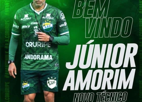 Júnior Amorim é anunciado e será o novo técnico do Coruripe