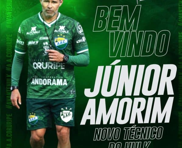 Júnior Amorim é anunciado e será o novo técnico do Coruripe