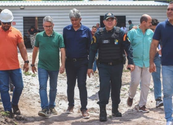 Comandante-geral, senador e prefeito de Socorro vistoriam obras de construção da nova sede do 5º BPM – P.M.S.E.