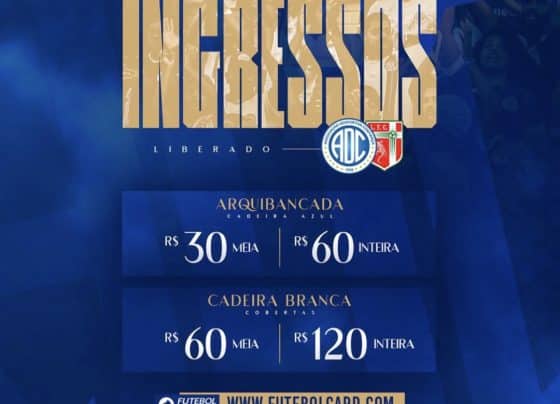 Confiança inicia venda de ingressos para partida contra o Lagarto