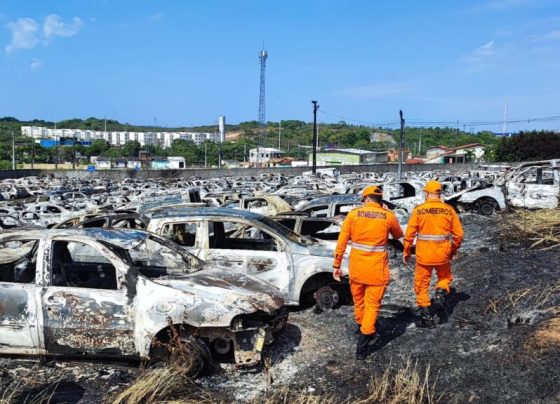 Corpo de Bombeiros realiza perícia de incêndio no pátio do Batalhão de Polícia Rodoviária Estadual – RO Acontece