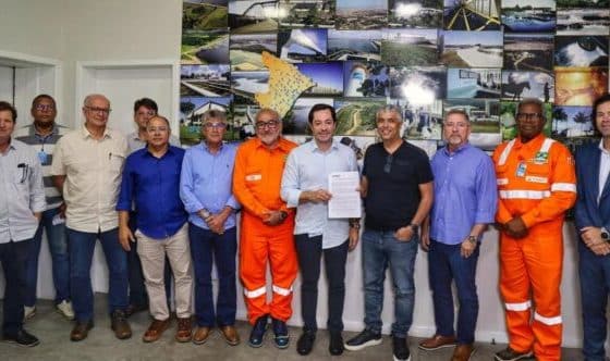 Deso assina contrato de fornecimento de água bruta para a Fafen e fortalece retomada industrial em Sergipe