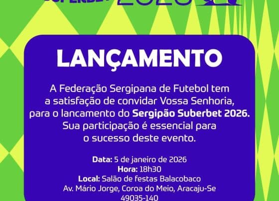 FSF promove lançamento do estadual nesta segunda-feira – Futebol Sergipano
