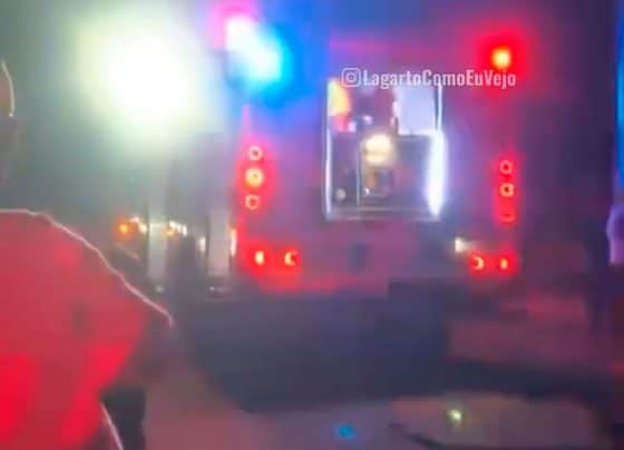 Incêndio em residência mobiliza Corpo de Bombeiros no povoado Brasília, em Lagarto