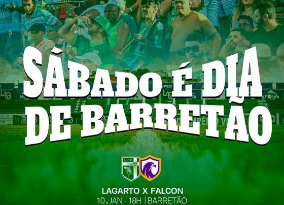 Lagarto estreia no Campeonato Sergipano neste sábado contra o Falcon no Barretão