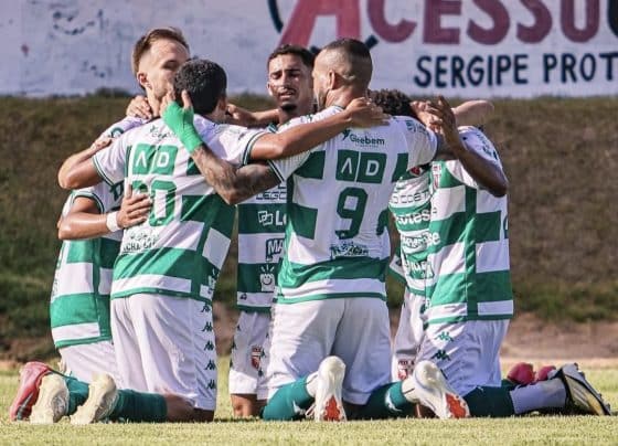 Lagarto goleia Dorense por 5 a 1 e sobe para vice-liderança do Campeonato Sergipano 2026