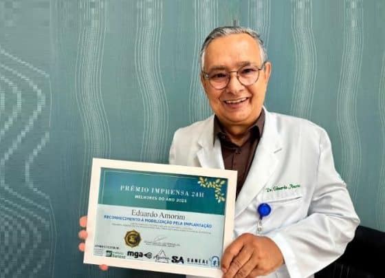 MÉDICO-EDUARDO AMORIM- PRÊMIO- LUTA- CÂNCER