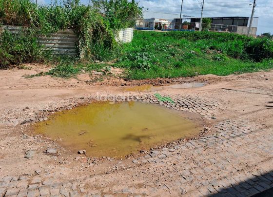 Moradores cobram solução para via no bairro Horta
