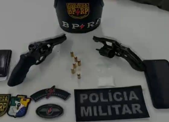 PM apreende armas de fogo e prende casal em Nossa Senhora do Socorro – P.M.S.E.