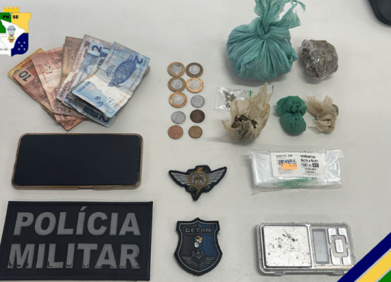 PM apreende drogas durante ação na Estrada da Jabotiana – P.M.S.E.