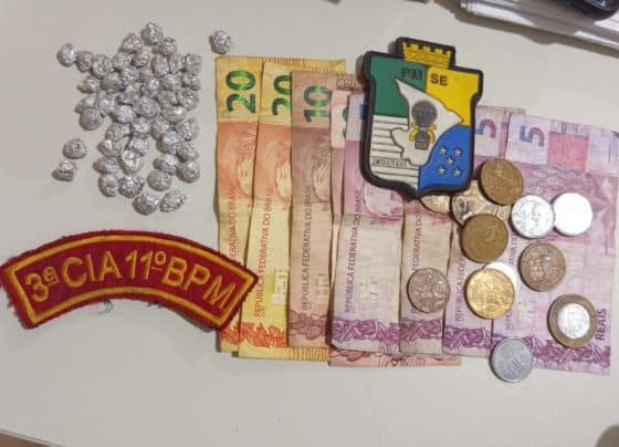 PM prende homem com 47 pedrinhas de crack no município de Itabaianinha – P.M.S.E.