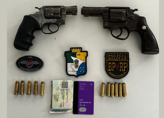 PM prende homem por porte ilegal de arma de fogo no bairro Santa Maria – P.M.S.E.