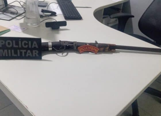 Polícia Militar apreende arma de fogo após denúncia de violência contra a mulher em Itabaianinha – P.M.S.E.