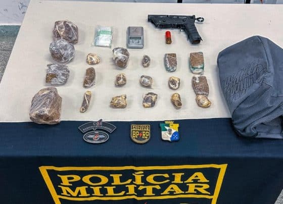 Polícia Militar apreende entorpecente e uma arma de fogo de fabricação caseira no Bairro Capucho – P.M.S.E.