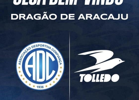 Tolledo Sports é a nova fornecedora de materiais esportivos do Confiança – Futebol Sergipano