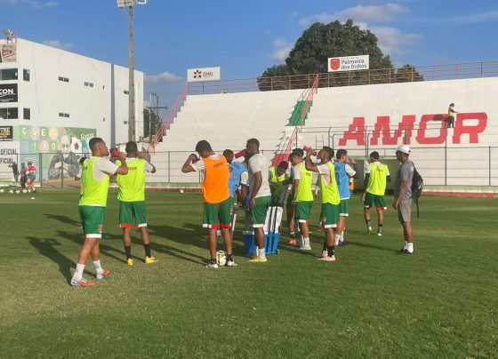 Tricolor faz preparação para encarar o Hulk na quarta-feira, em Coruripe