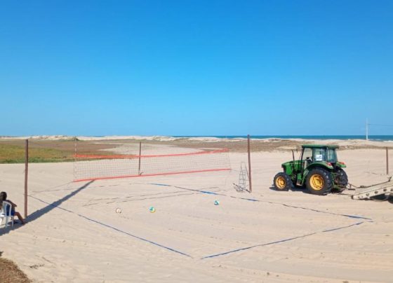 PMA realiza Jogos de Verão e inaugura dez quadras de areia na Praia da Cinelândia; o funcionamento inicialmente será de terça a domingo